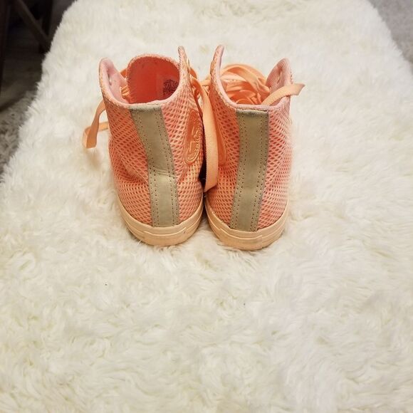 Converse Chuck Taylor High Top Orange Mesh Shoes *send offers* - Picture 4 of 8